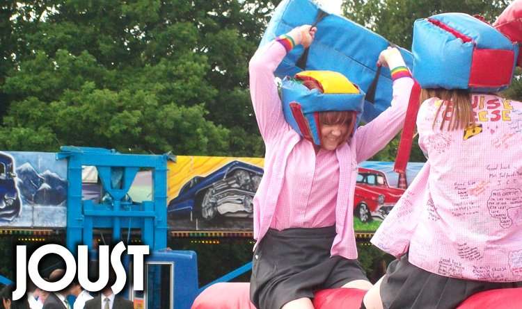 joust at the funfair